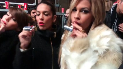 Angy, Ylenia y Lorena Castell en la Noche Vieja Universitaria de Salamanca 2015