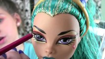 Monster High Nefera De Nile Doll Costume Makeup Tutorial for Halloween or Cosplay | KITTIE