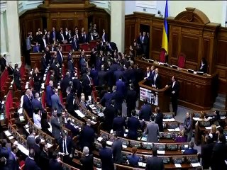 Ukraine Parliament Turns Into 'Fight Club' As Legislator Attacks Prime Minister