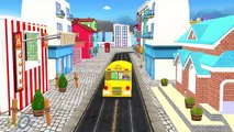 Wheels On The Bus | Nursery Rhymes For Children | 2D Cartoon Kids Songs