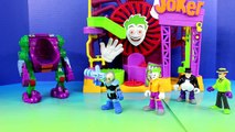 Imaginext Joker Turns Disney Pixar Cars Army Lightning McQueen Into Joker Car Mater Rescue
