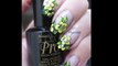 Black french with yellow flowers Nails Art