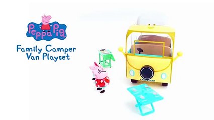 playset Peppa Pig - Family Camper Van Playset opening