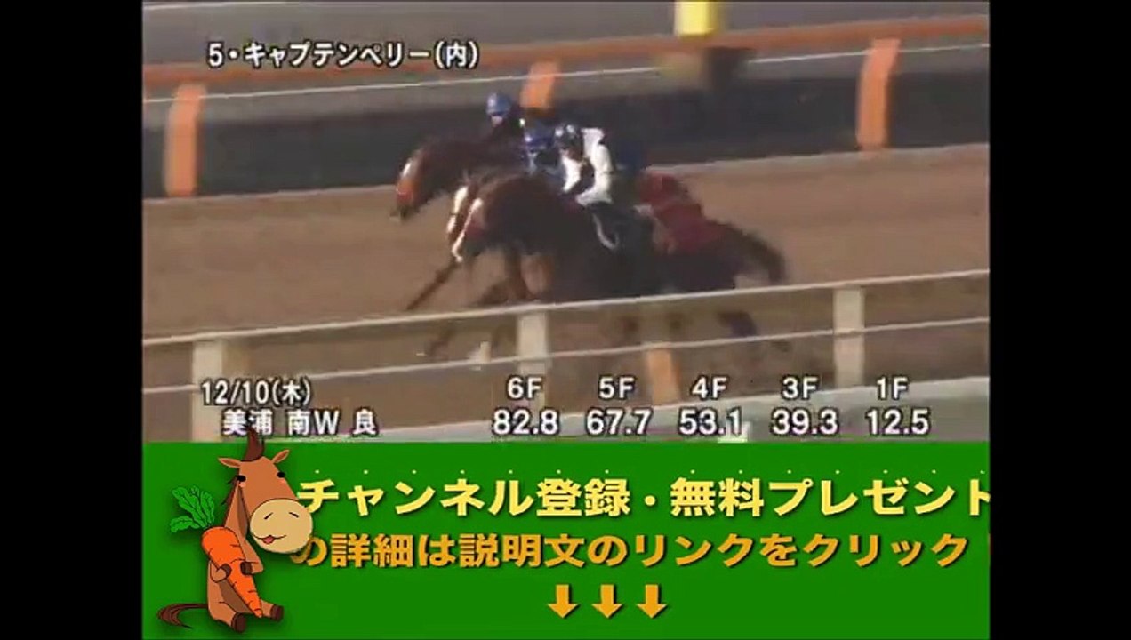 第67回 朝日杯フューチュリティステークス（GI） キャプテンペリー調教動画