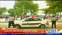 Más de 300 detenidos en Cuba para evitar manifestaciones durante Día de los Derechos Humanos