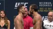 UFC 194: Weigh-in Staredowns