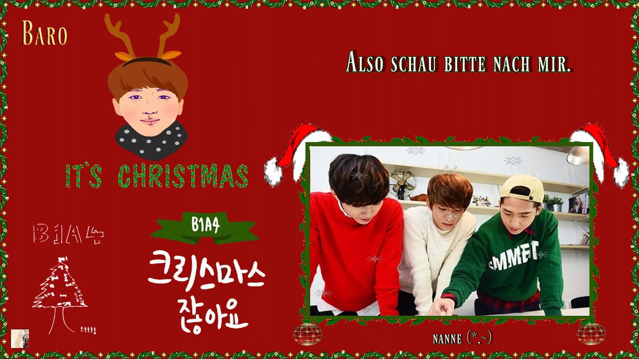 B1A4 – It's Christmas k-pop [german Sub]