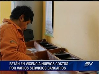Nuevas tarifas bancarias