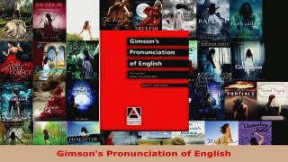 Read  Gimsons Pronunciation of English EBooks Online
