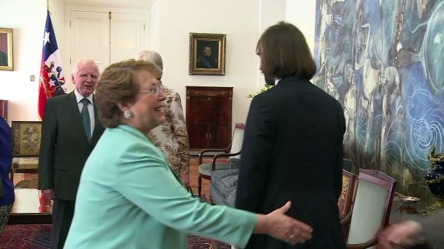 Chile's Bachelet receives Nobel prize and Fields medal winners