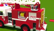 Fire trucks for children kids. Fire trucks responding. Construction game. Cartoons for chi