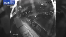 CCTV captures vandals keying luxury fleet of cars