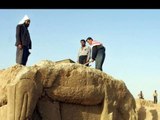 Assyrian treasures have been demolished in the ancient Assyrian city of Nimrud in Iraq
