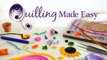 Quilling Made Easy %23 How to make Beautiful Flower with Card Design Paper Quilling -Paper art_37