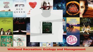 Download  Wildland Recreation Ecology and Management PDF Online