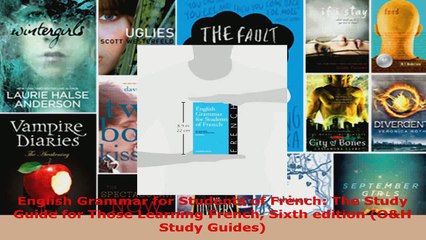 Télécharger la video: Read  English Grammar for Students of French The Study Guide for Those Learning French Sixth Ebook Free