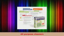 Read  EcoClean Deck 50 Recipes for NonToxic Household Cleaners Ebook Online