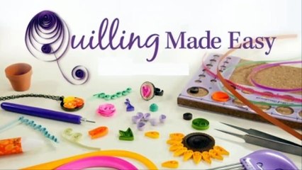 Télécharger la video: Quilling Made Easy %23 How to make Beautiful Card Design Flower using Paper -Paper Quilling Art_39