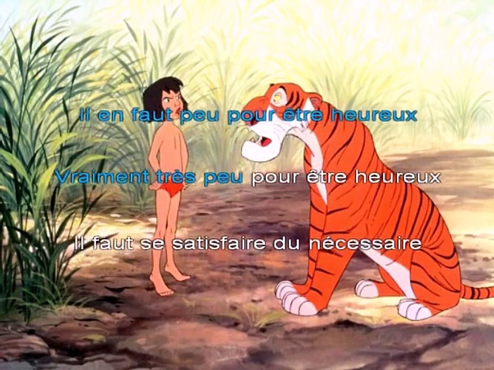 il En Faut Peu Pour Etre Heureux Le Livre De La Jungle paroles