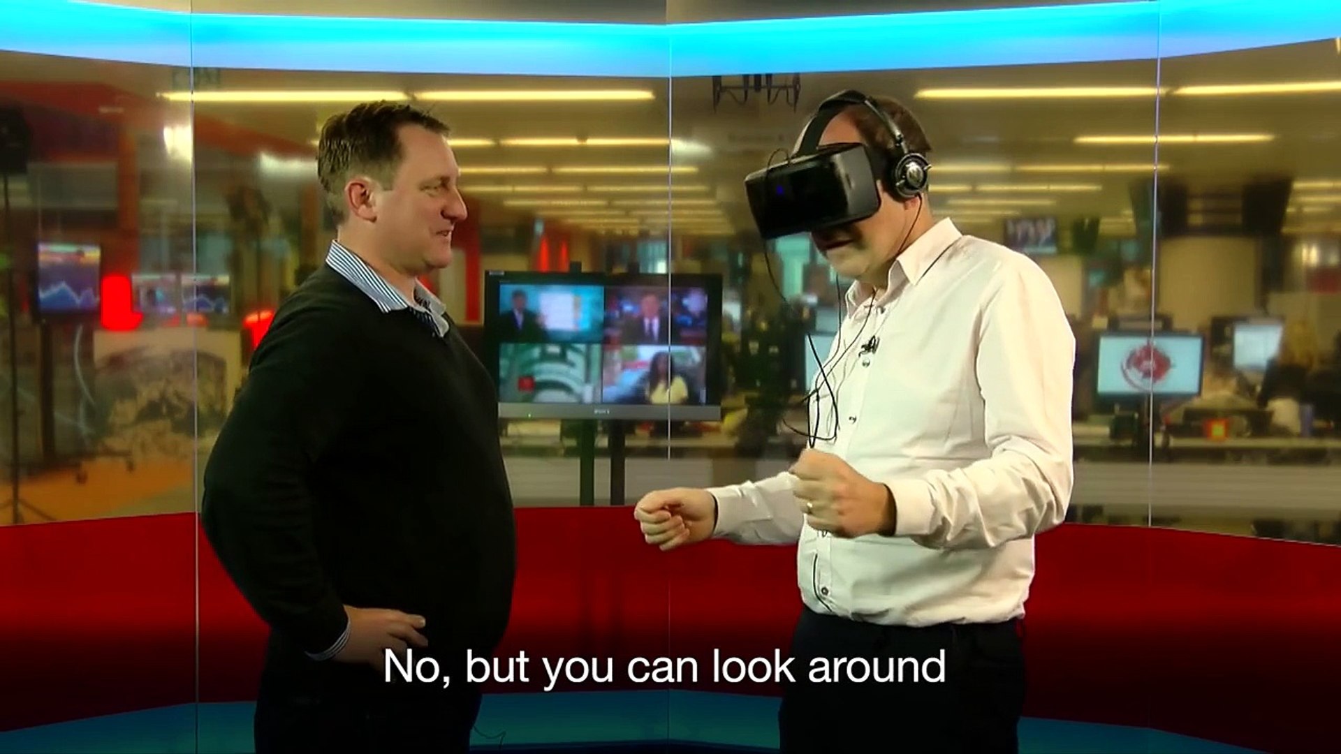 Hands-on with UK start-ups VR headset - BBC News
