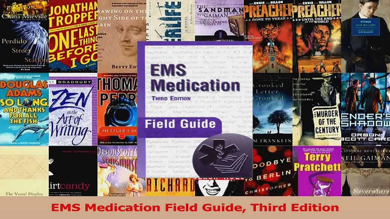 EMS Medication Field Guide Third Edition PDF