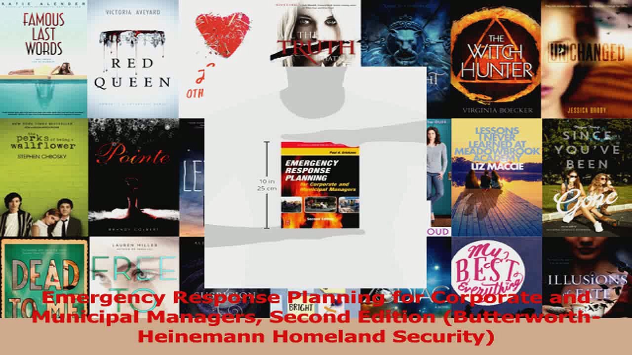 Emergency Response Planning for Corporate and Municipal Managers Second Edition PDF