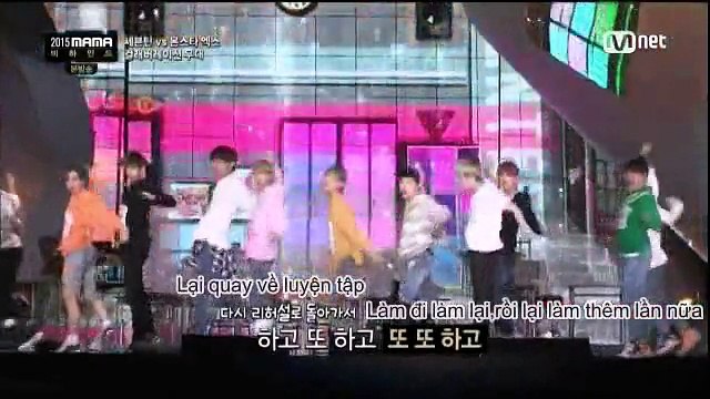 [Vietsub] Seventeen @MAMA 2015 Behind the Scene