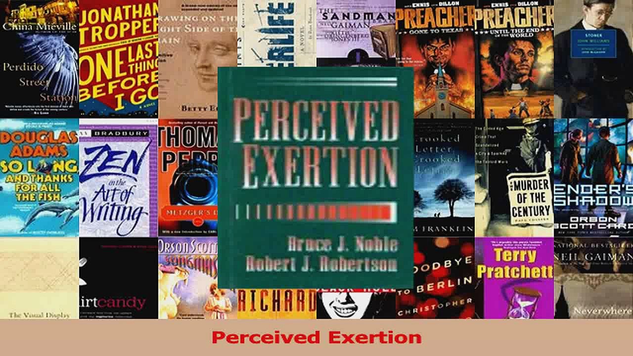 Perceived Exertion PDF