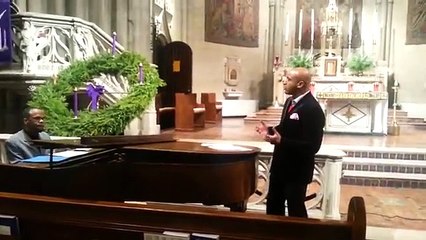 Lee Hawkins Practicing Silent Night