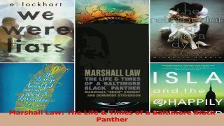 PDF Download  Marshall Law The Life  Times of a Baltimore Black Panther Download Full Ebook