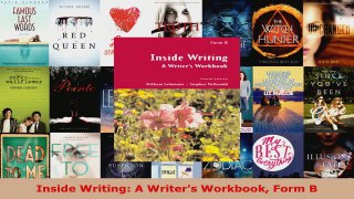 Read  Inside Writing A Writers Workbook Form B Ebook Free