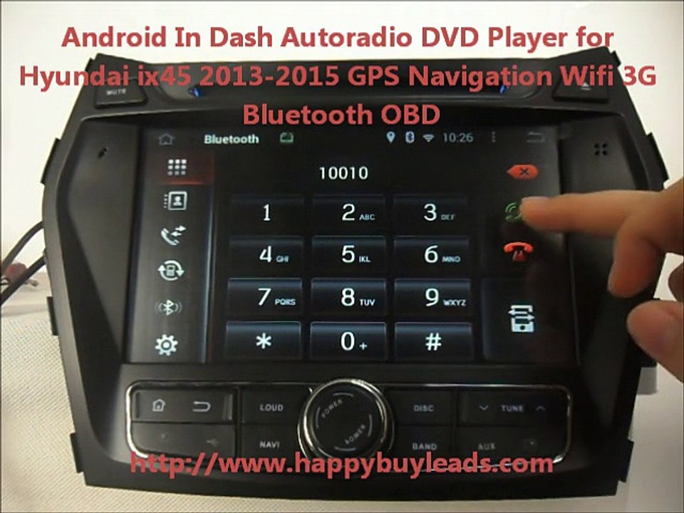 Hyundai ix45 Car Audio System Android DVD GPS Navigation Wifi