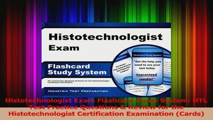 Histotechnologist Exam Flashcard Study System HTL Test Practice Questions  Review for PDF