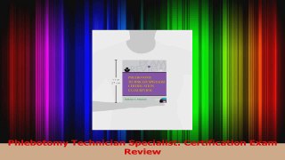 Phlebotomy Technician Specialist Certification Exam Review PDF