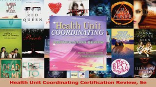 Health Unit Coordinating Certification Review 5e PDF