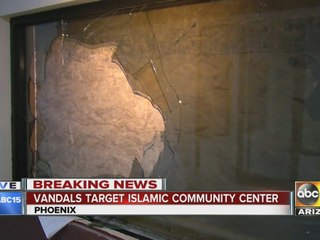 Vandals target Islamic community center in Phoenix