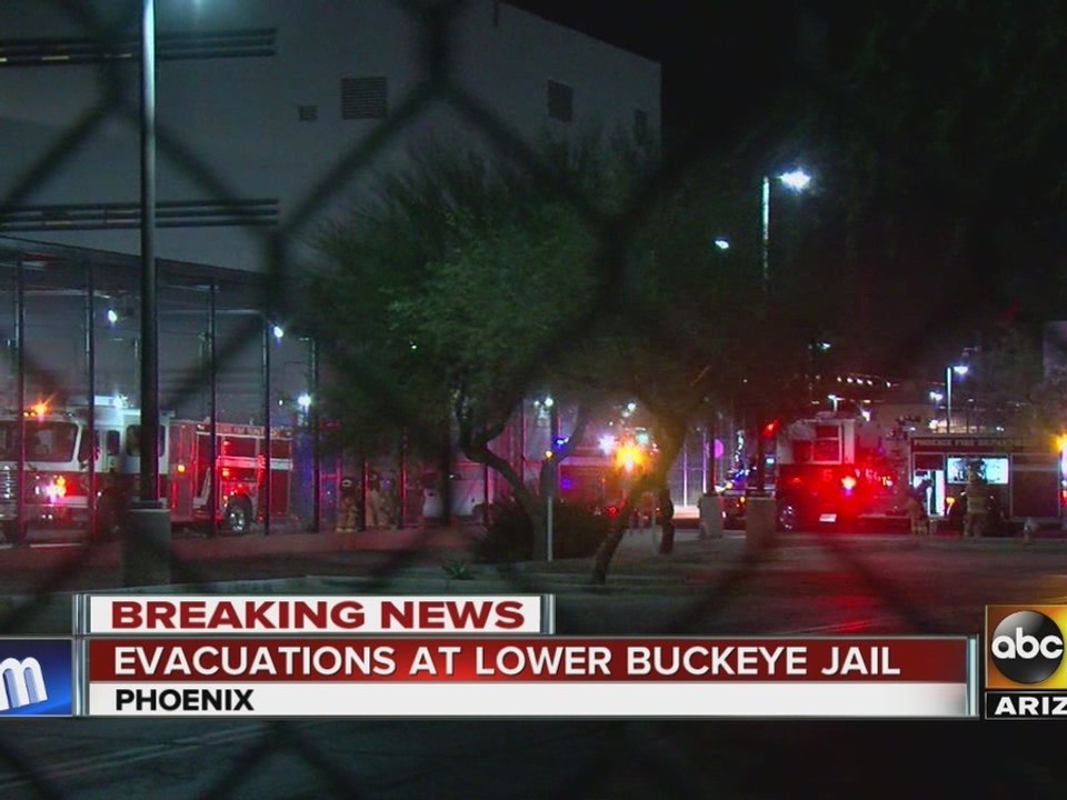 Inmates evacuated at Lower Buckeye Jail video Dailymotion