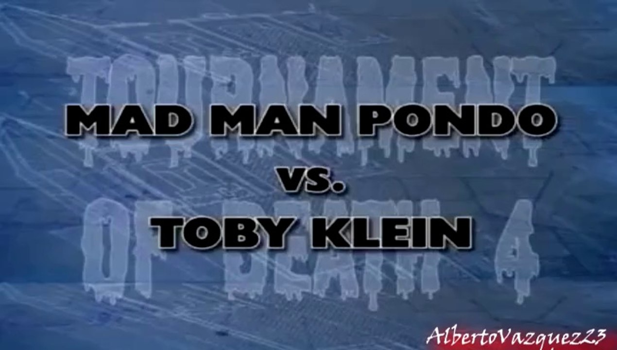 Czw Mad Man Pondo vs Toby Klein Tournament of death 4 tribute