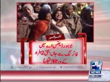 Lahore Defence in protest of relatives 2 people killed