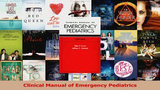 Read  Clinical Manual of Emergency Pediatrics Ebook Free