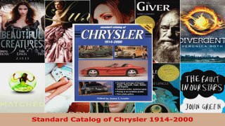 Read  Standard Catalog of Chrysler 19142000 Ebook Free