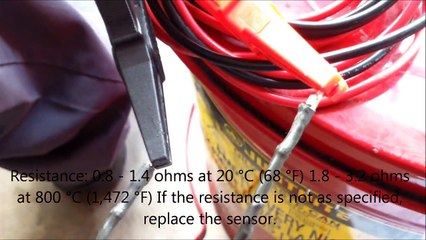 Repair P1135 air fuel ratio sensor Toyota Highlander