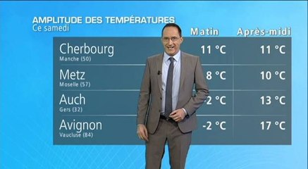 Météo samedi : des températures très contrastées