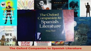 Read  The Oxford Companion to Spanish Literature EBooks Online