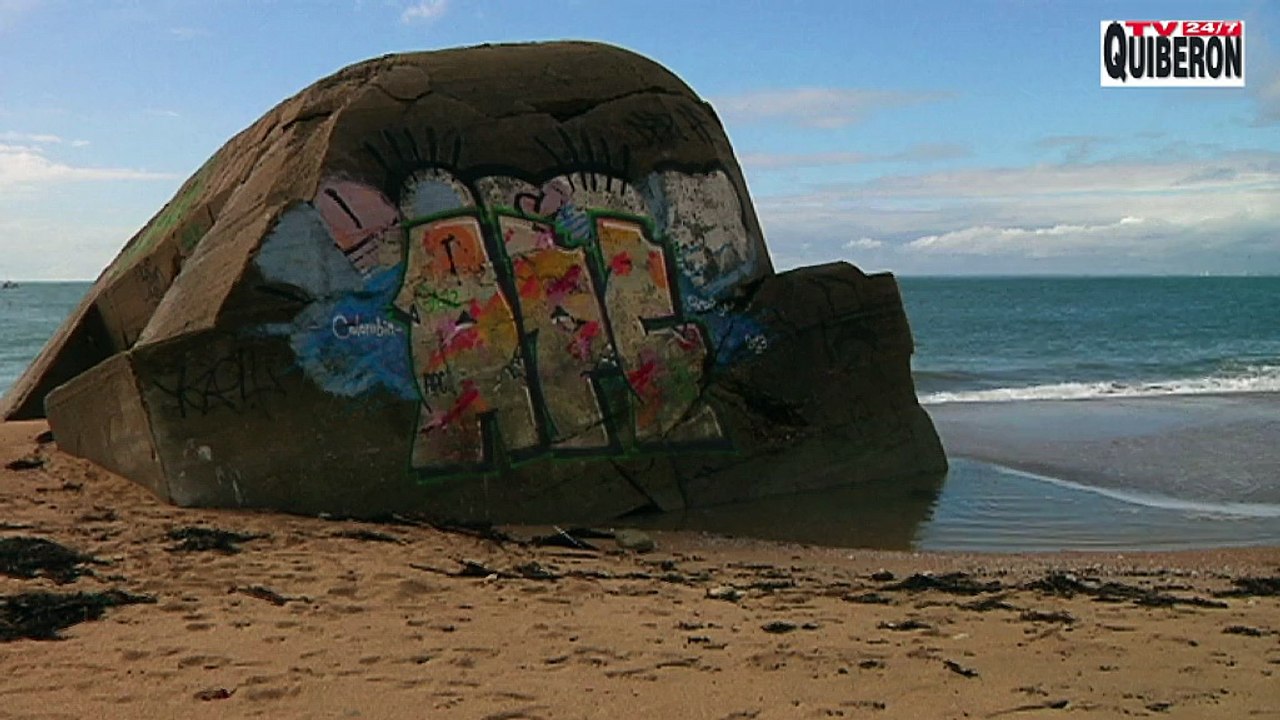 Erdeven: Plage naturiste rongée par les vagues - ETEL Bretagne Télé