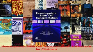 Read  Hematopoietic Stem Cell Transplantation A Handbook for Clinicians Ebook Free