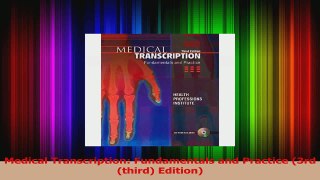 Read  Medical Transcription Fundamentals and Practice 3rd third Edition Ebook Free