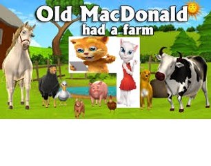 Old MacDonld Had A Farm-Nursery Rhymes-Talking Tom Compilation