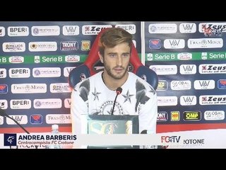 Verso #CrotoneModena, Barberis in conferenza