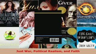 Download  Just War Political Realism and Faith Ebook Free